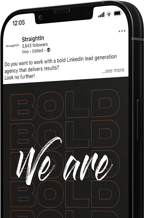 StraightIn - LinkedIn outreach campaign screenshot