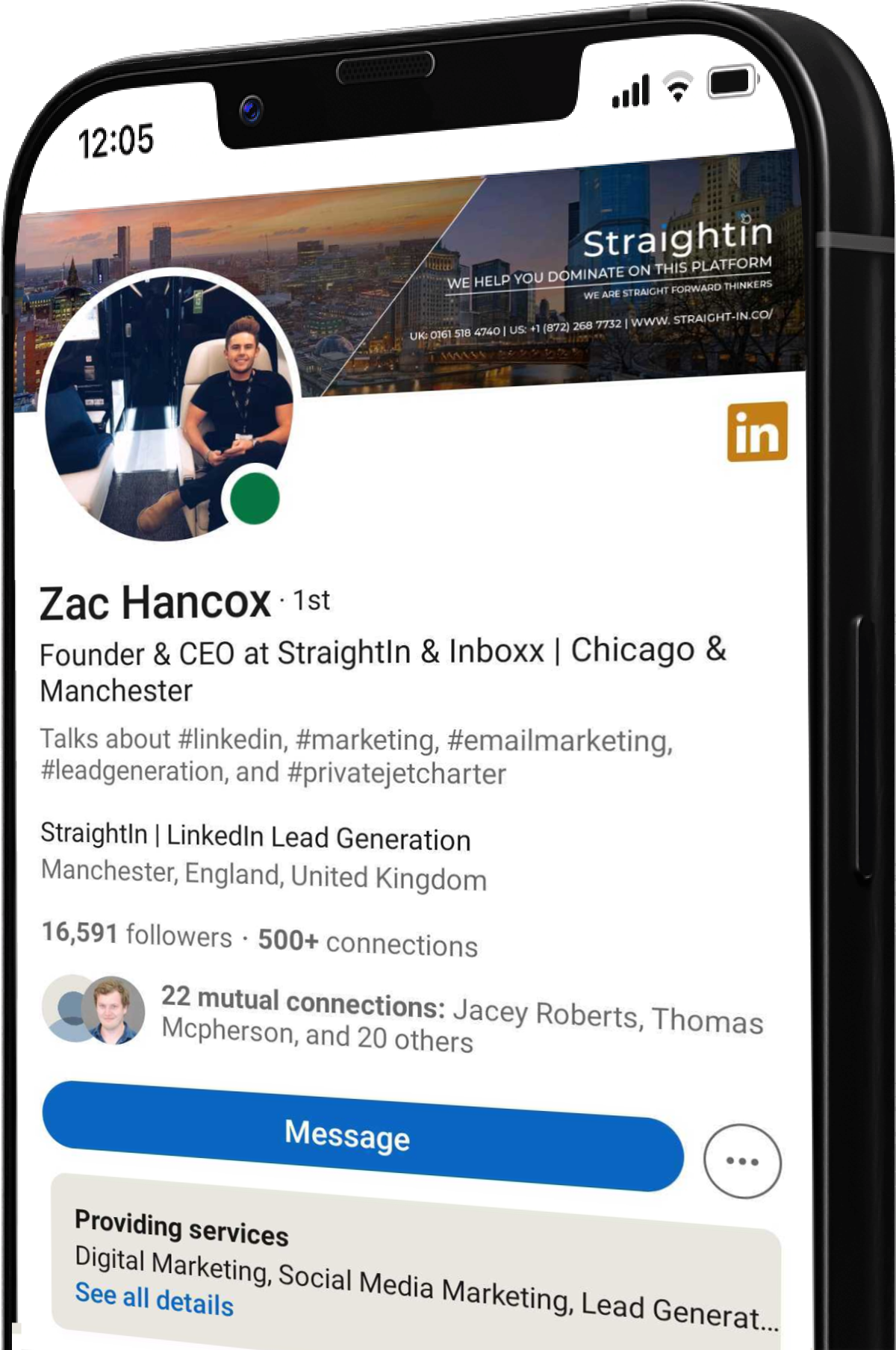 LinkedIn Profile Optimisation | StraightIn