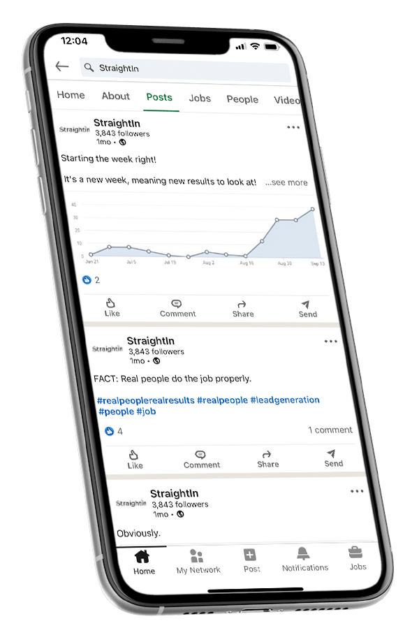 LinkedIn Profile Optimisation | Profile results