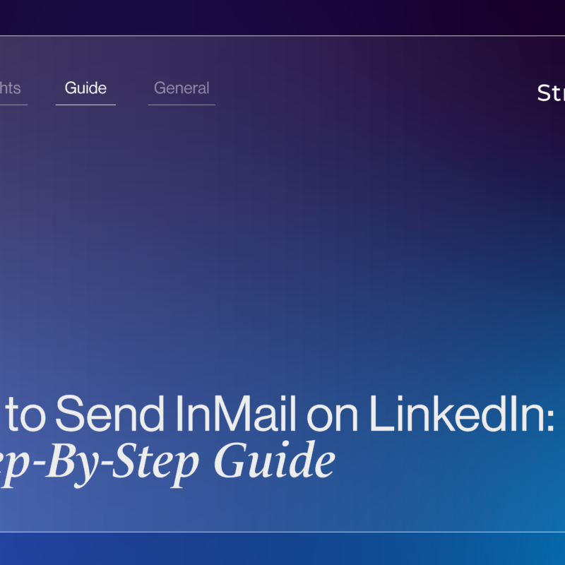 How to send inmail on linkedin straightin blog graphic