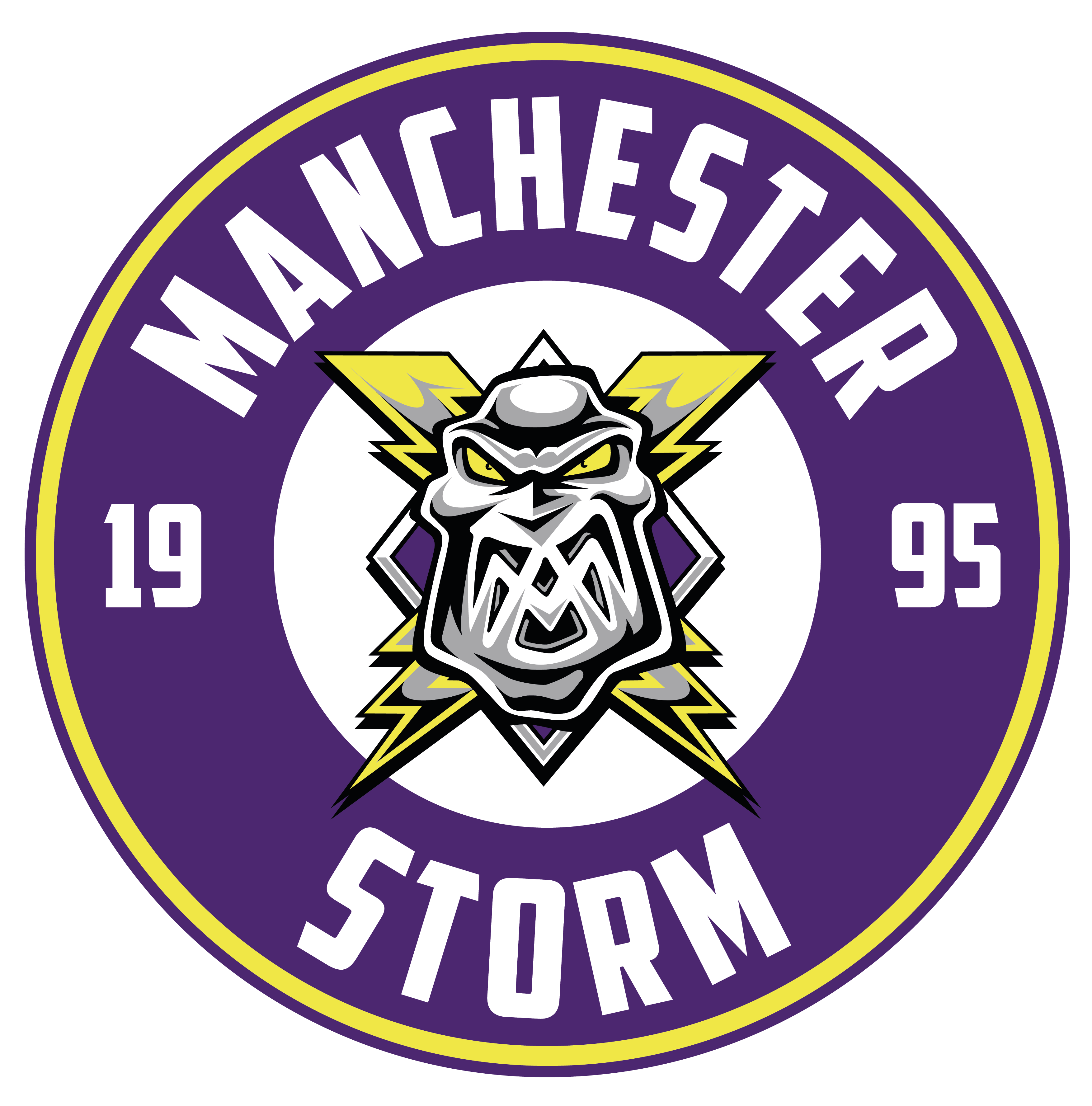 Manchester Storm Ice Hockey Team Logo