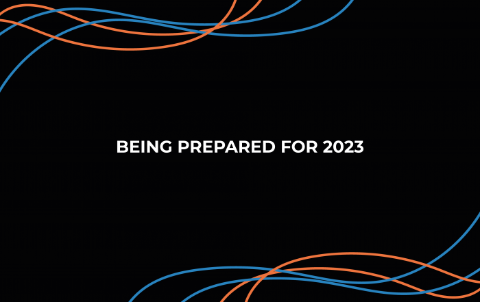 Being prepared for 2023
