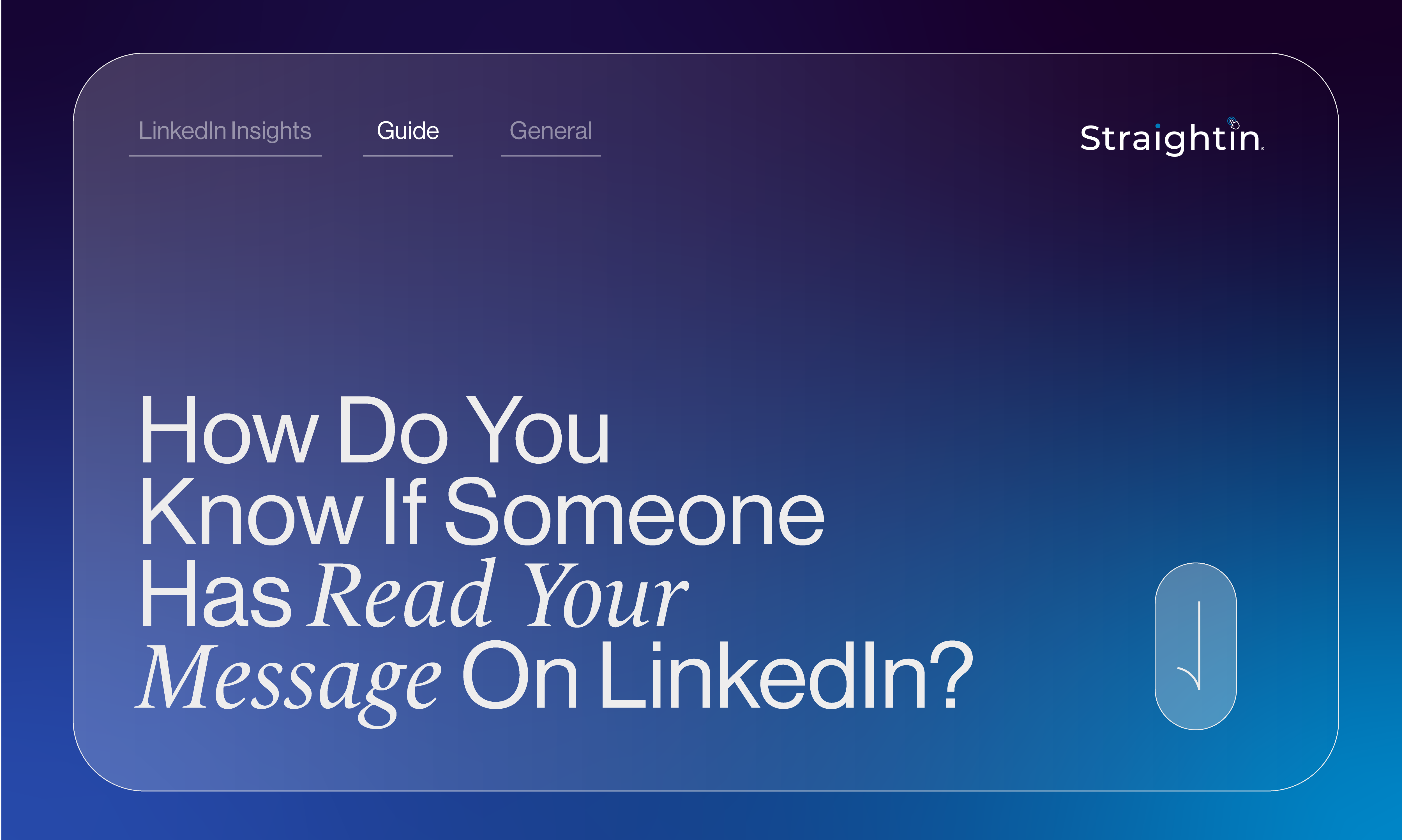 How Do You Know If Someone Has Read Your Message On LinkedIn Graphic