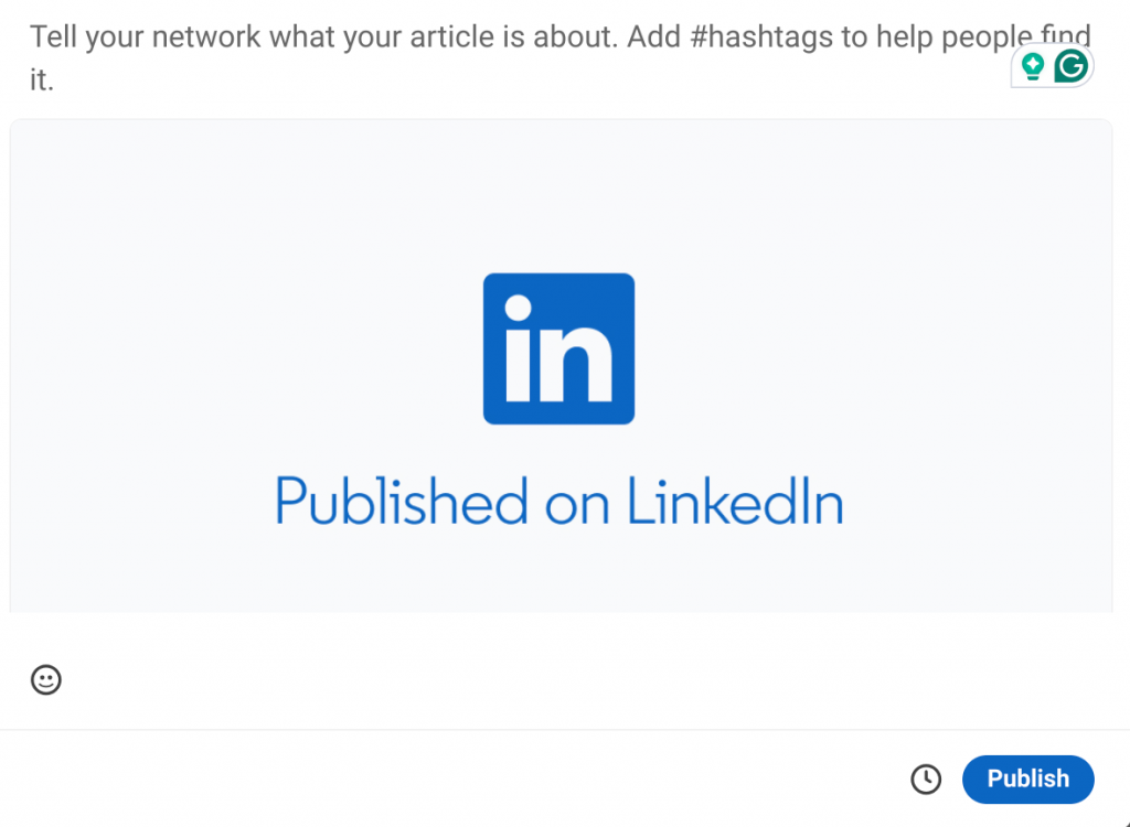 Screenshot 7 Publish on Linkedin Linkedin Newsletter