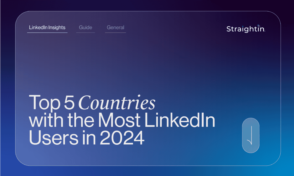 Top 5 Countries With The Most Linkedin Users | StraightIn