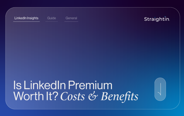Is LinkedIn Premium Worth It? Costs & Benefits | StraightIn Blog Banner