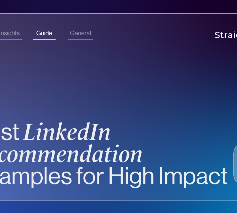 Best LinkedIn Recommendation Examples for High Impact