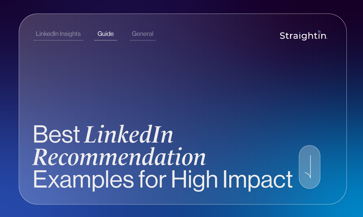 Best LinkedIn Recommendation Examples for High Impact