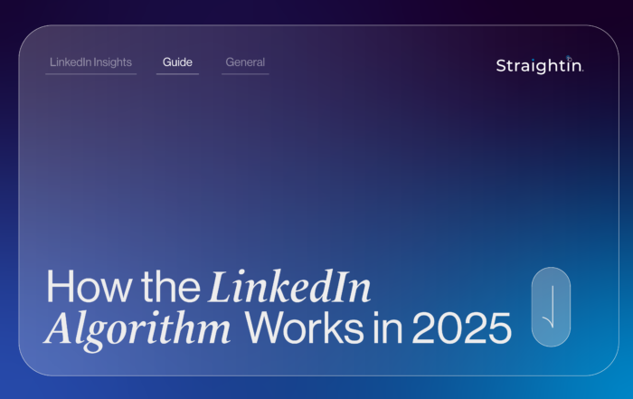 How the LinkedIn Algorithm Works in 2025 | StraightIn Banner