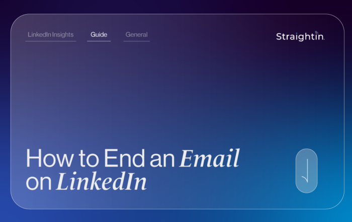 How to End an Email on LinkedIn