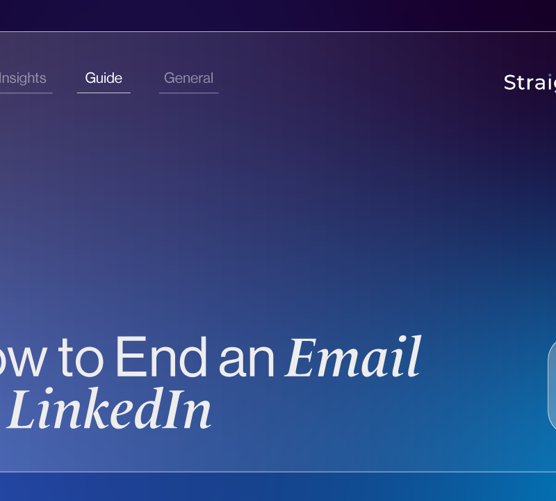 How to End an Email on LinkedIn