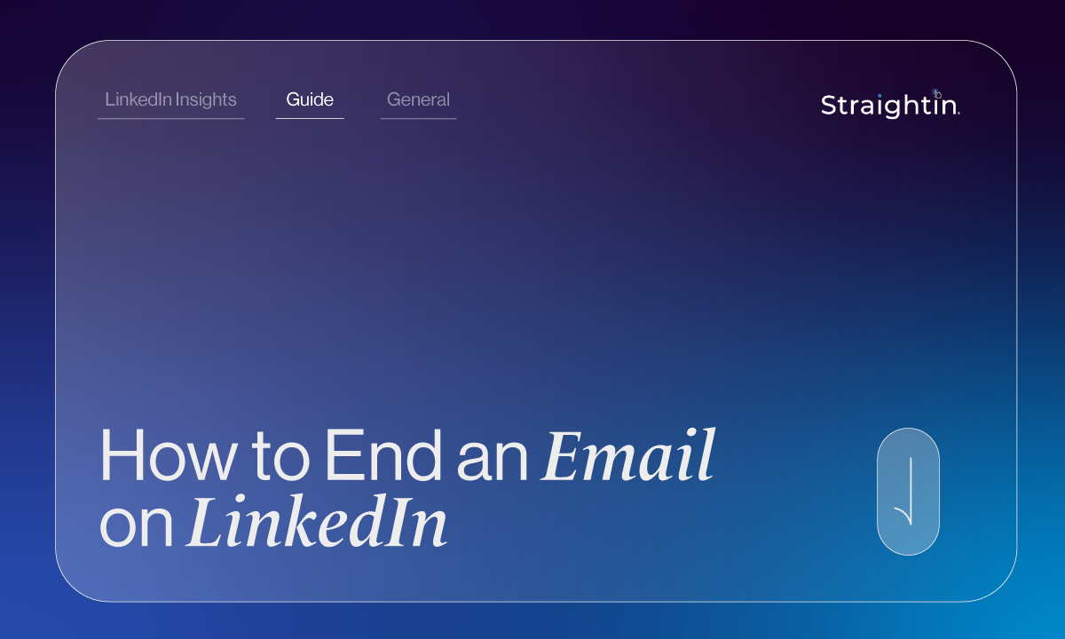 How to End an Email on LinkedIn