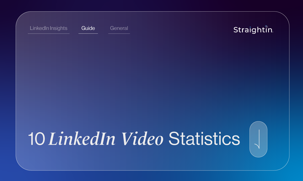 10 LinkedIn Video Statistics