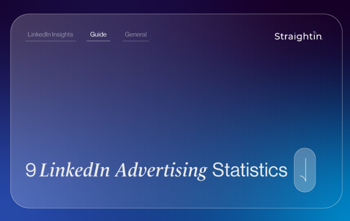 9 LinkedIn Advertising Stats
