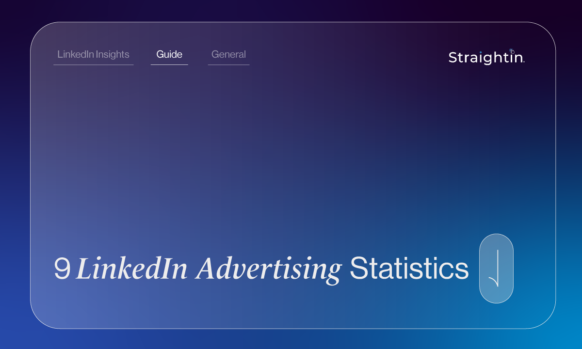 9 LinkedIn Advertising Stats