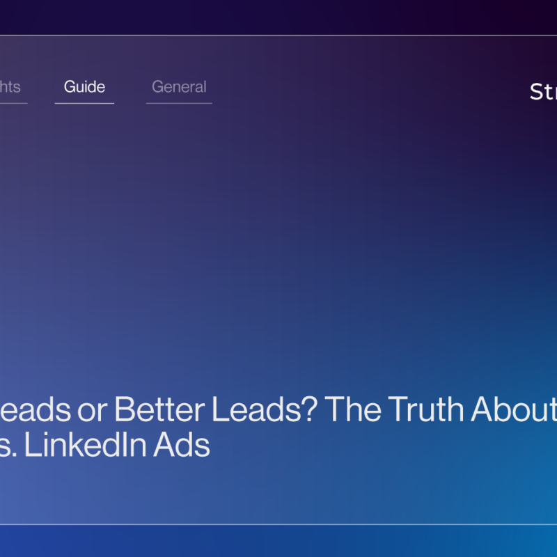 More Leads or Better Leads? The Truth About Meta vs. LinkedIn Ads