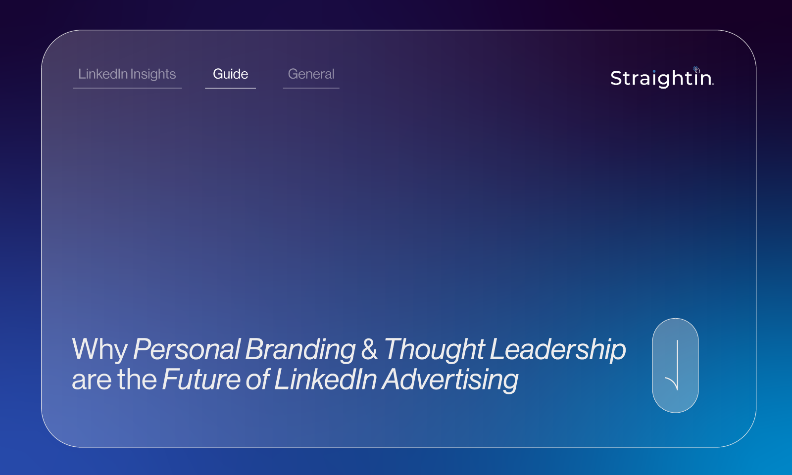 Why personal branding and thought leadership future of linkedin advertising
