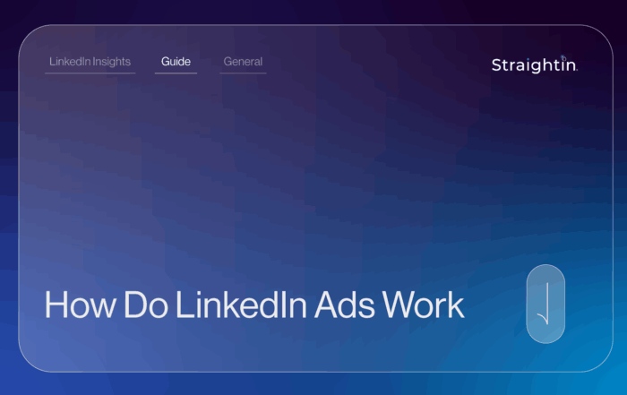 How Do LinkedIn Ads Work? | StraightIn