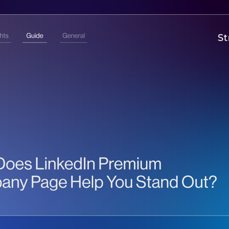How Does LinkedIn Premium Company Page Help You Stand Out? | StraightIn
