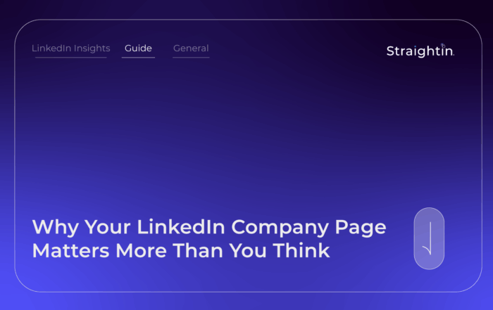 Why Your LinkedIn Company Page Matters More Than You Think | StraightIn