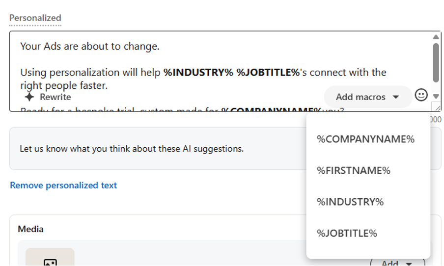 StraightIn Personalized LinkedIn Ads
