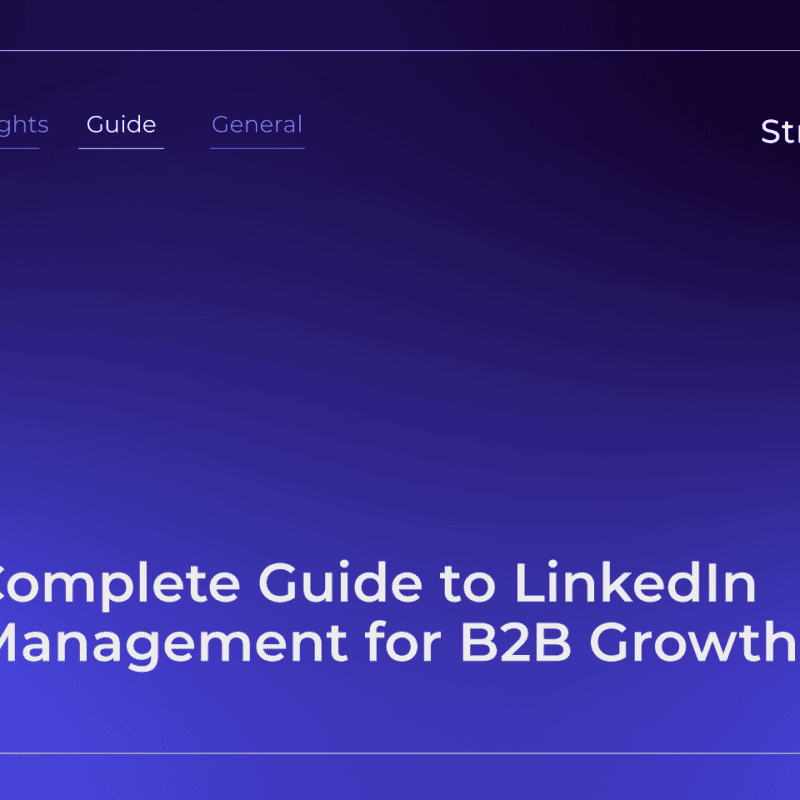 StraightIn LinkedIn Advertising Agency The Complete Guide to LinkedIn Ads Management for B2B Growth